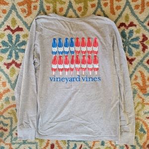 Vineyard Vines Popsicle long sleeve tee. Women's size M